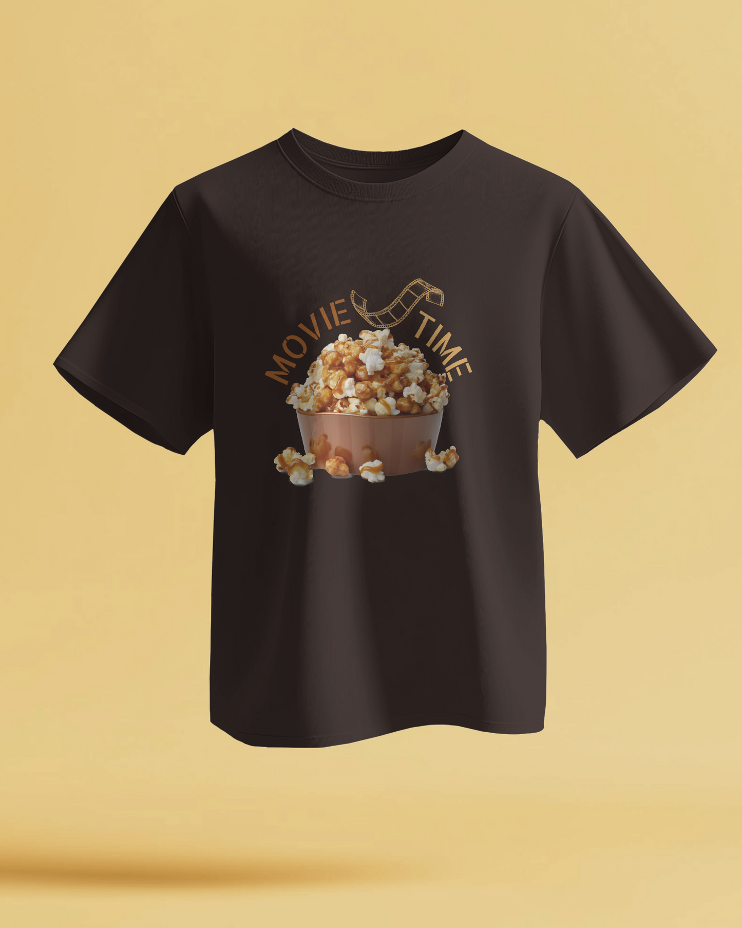 Movie Time - Round Neck T-Shirt