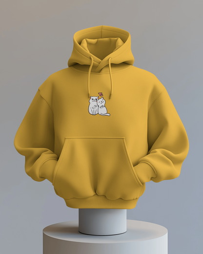 Cat Love Couples - Hoodie Unisex
