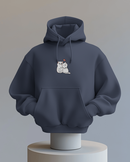 Cat Love Couples - Hoodie Unisex