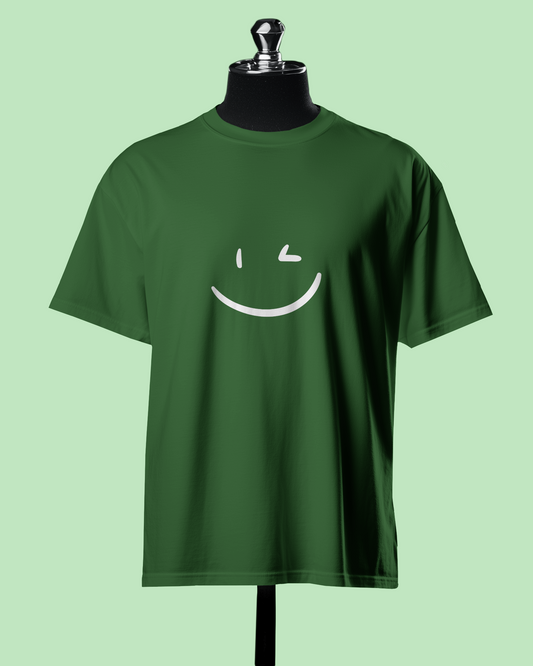 Smiley - Round Neck T-Shirt