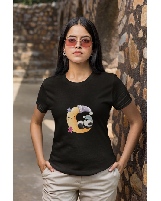 Good Night - Round Neck T-Shirt